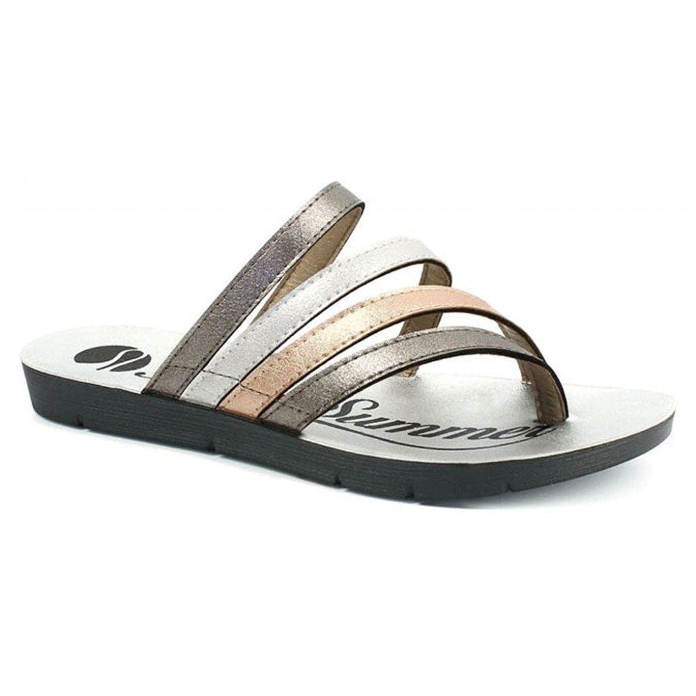 INBLU INFRADITO, CIABATTE BASSE MARE da donna mod. ME52 canna di fucile