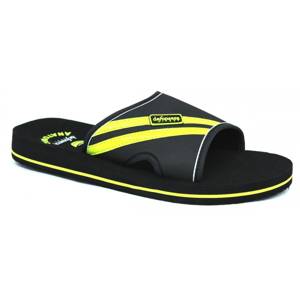 DE FONSECA CIABATTE PANTOFOLE MARE UOMO AMALFI E M754 NERO