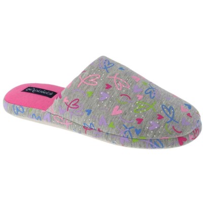 De Fonseca Pantofole Estive Donna Con Zeppa - Motivo Fiori In Cotone - Tacco 3 Cm - 4